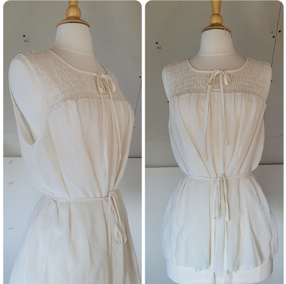 Simply Vera | Vera Wang Womens Sleeveless Blouse size XL | Elegant Vintage Style
